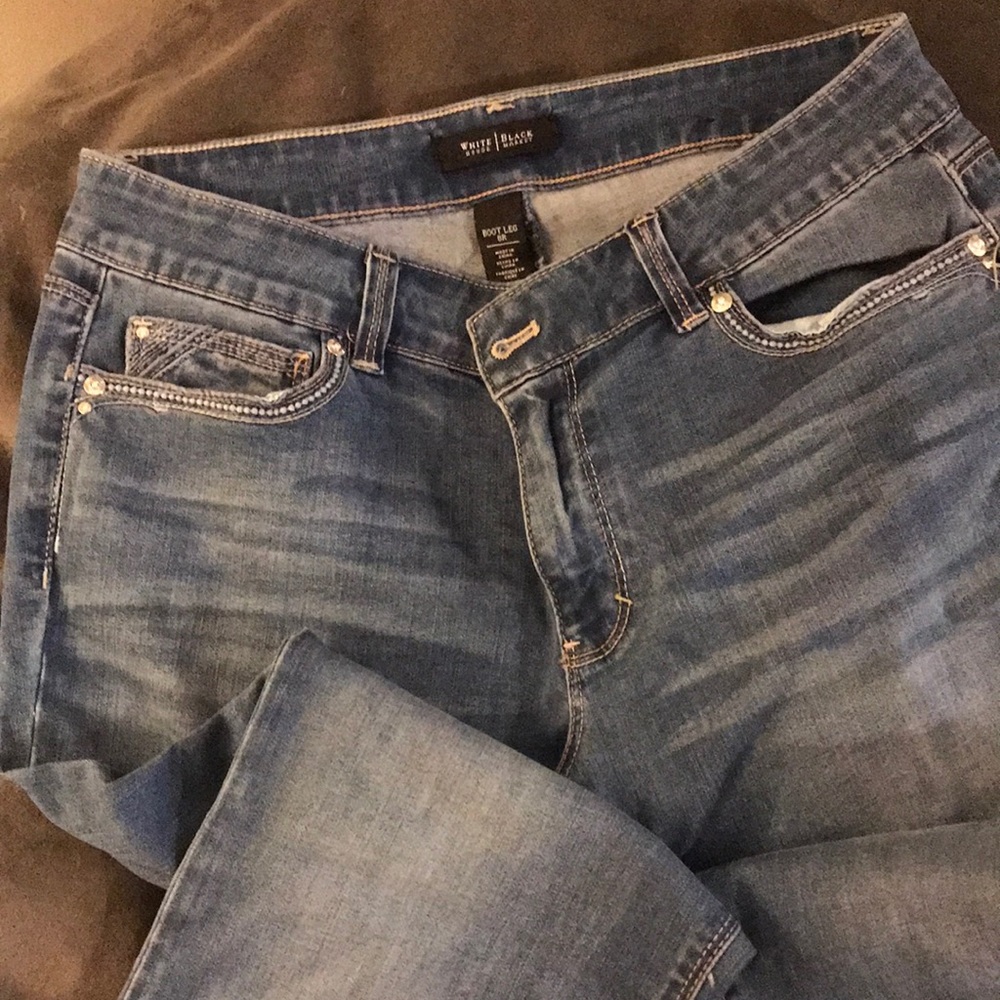 WHBM light blue boot cut jeans